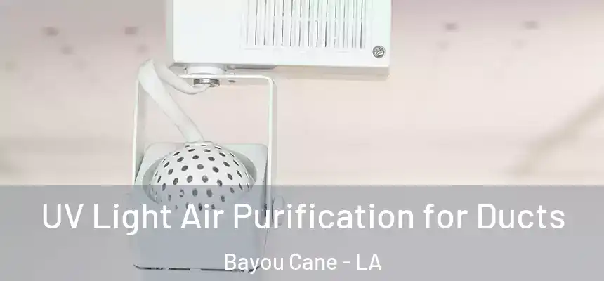UV Light Air Purification for Ducts Bayou Cane - LA