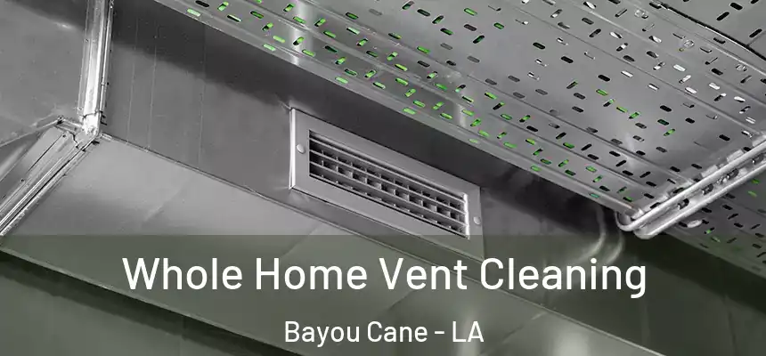 Whole Home Vent Cleaning Bayou Cane - LA